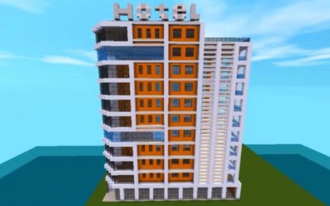 迷你世界怎么做酒店